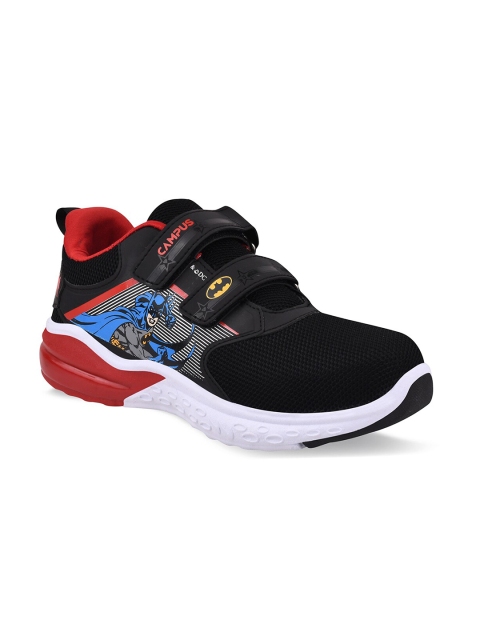 

Campus Kids Black & Red Batman Printed Mesh Running Shoes