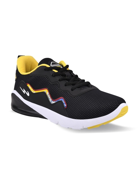 

Campus Unisex Kids Black Mesh Running Shoes