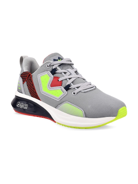 

Campus Kids Grey & Lime Green Mesh Running Shoes