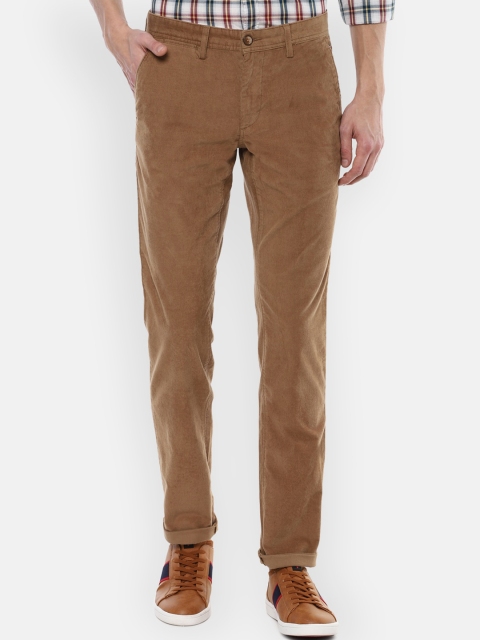 

Louis Philippe Sport Men Brown Slim Fit Corduroy Trousers