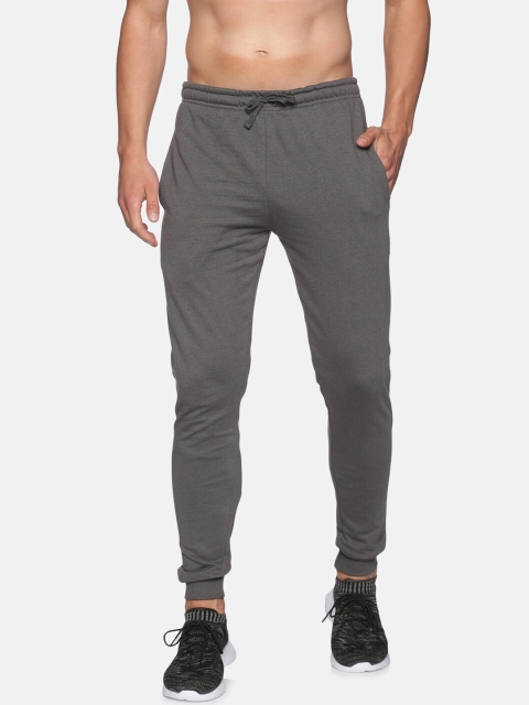 

MASH UNLIMITED Men Grey Solid Slim Fit Joggers