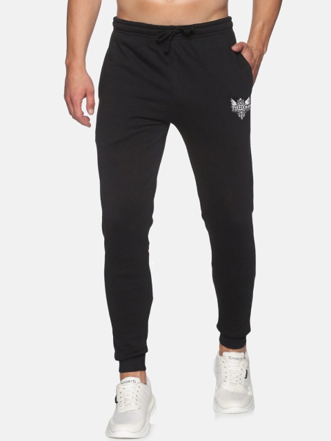 

MASH UNLIMITED Men Black Printed Joggers