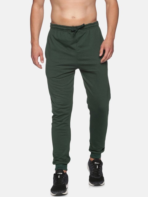 

MASH UNLIMITED Men Olive Green Graphic Printed Track Pant