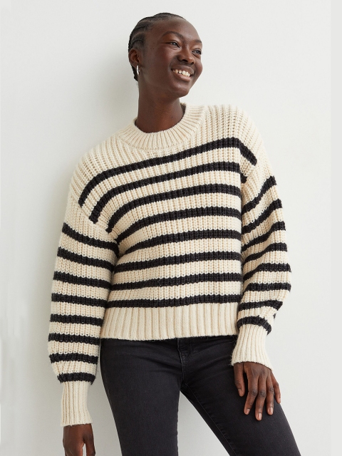 

H&M Women Beige Jumper