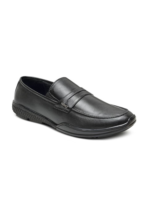 

VON WELLX GERMANY Men Black Leather Loafers