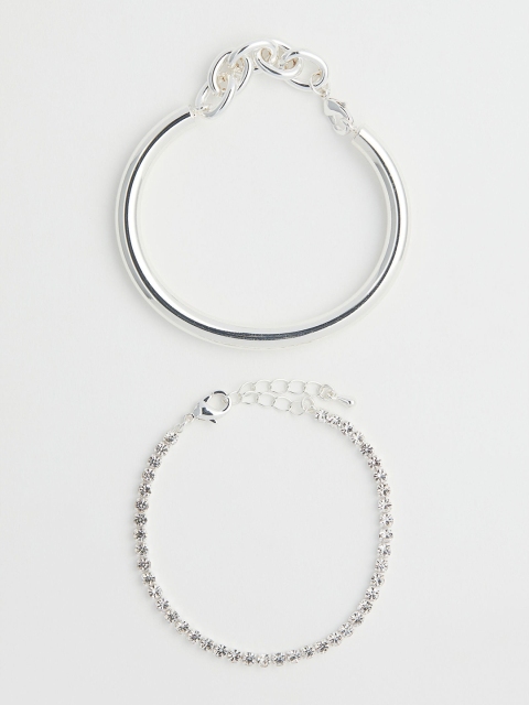 

H&M Silver Toned 2-Pack Bracelets