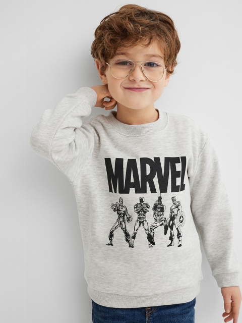 

H&M Boys Grey Printed Sweatshirt