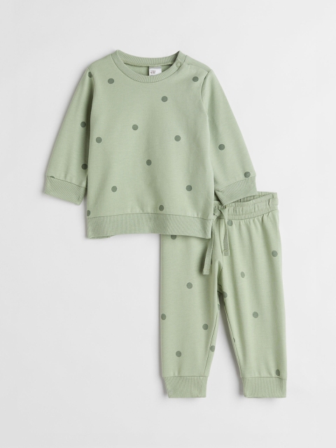 

H&M Girls Green 2-Piece Sweatshirt Set