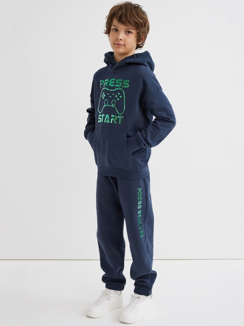 

H&M Boys Blue Oversized Joggers
