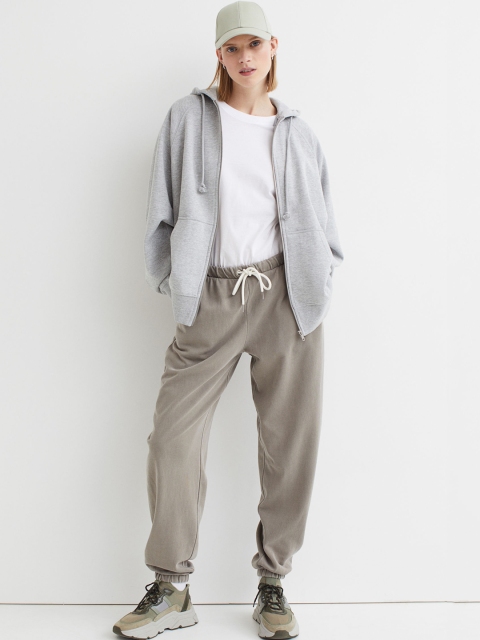 

H&M Women Grey Solid Joggers