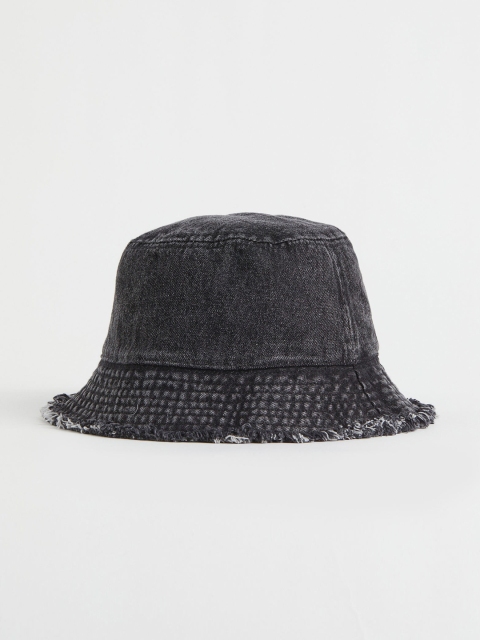 

H&M Women Black Denim Bucket Hat