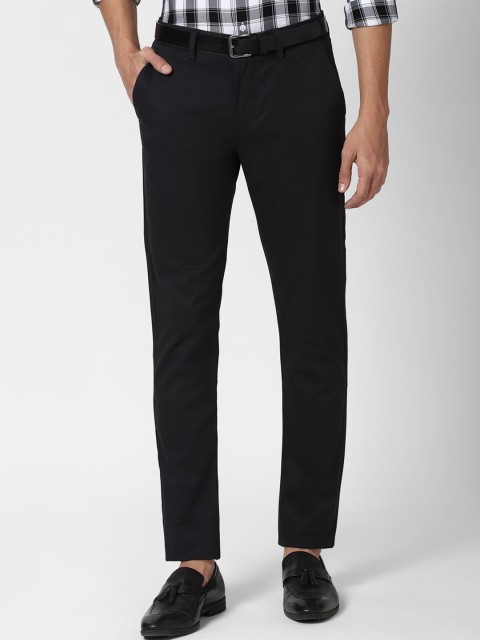 

Peter England Casuals Men Black Slim Fit Chinos Trousers