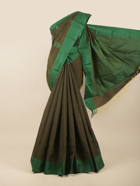 

Pothys Green Woven Design Silk Cotton Saree
