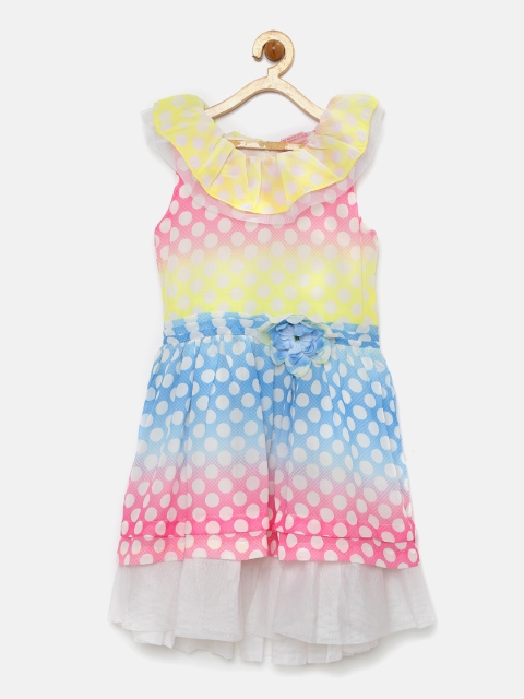 

Tiny Girl Multicoloured Printed A-Line Dress, Multi