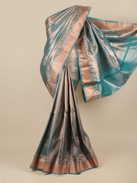 

Pothys Green Woven Design Pure Silk Saree