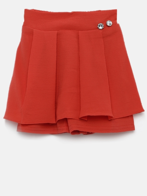 

Tiny Girl Red A-Line Skorts