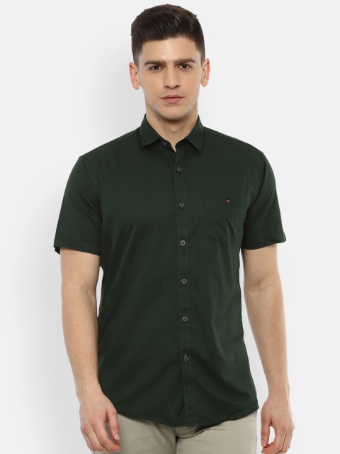 

Louis Philippe Sport Men Green Slim Fit Casual Shirt