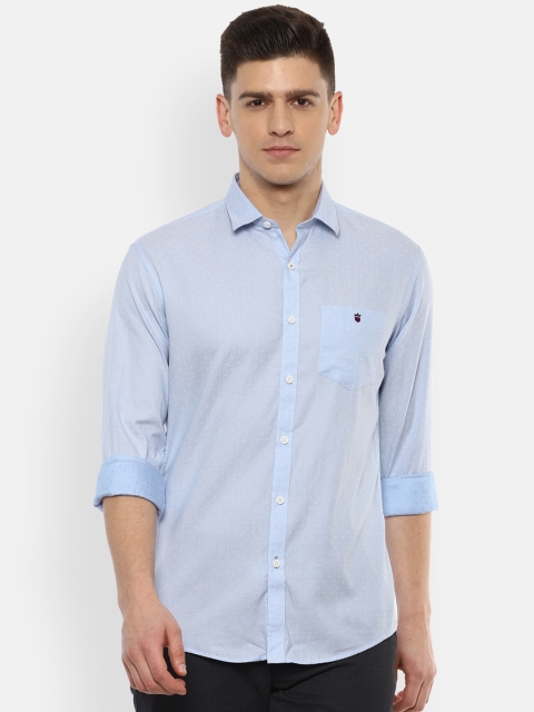 

Louis Philippe Sport Men Blue Slim Fit Pure Cotton Casual Shirt