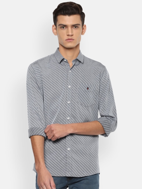 

Louis Philippe Sport Men Grey Slim Fit Printed Casual Shirt