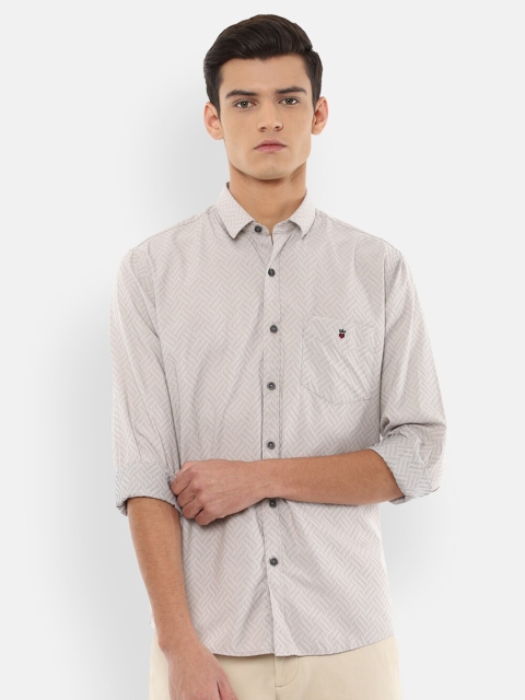 

Louis Philippe Sport Men Grey Slim Fit Printed Casual Shirt
