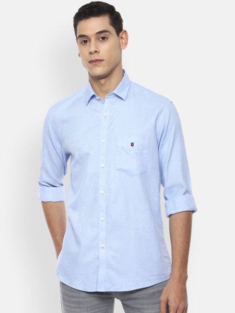 

Louis Philippe Sport Men Blue Slim Fit Pure Cotton Casual Shirt