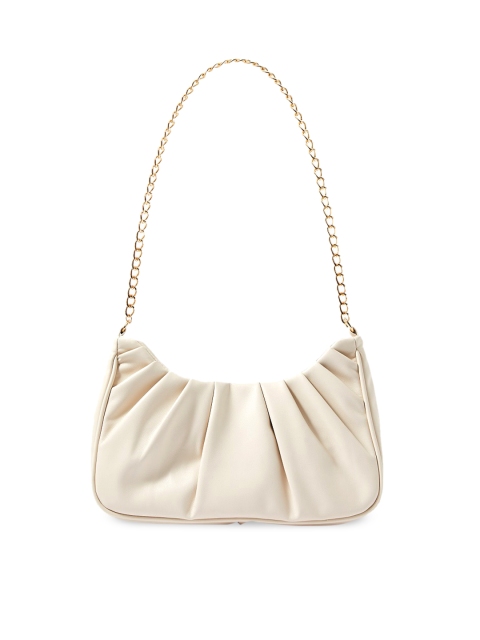 

Accessorize White Structured Hobo Bag