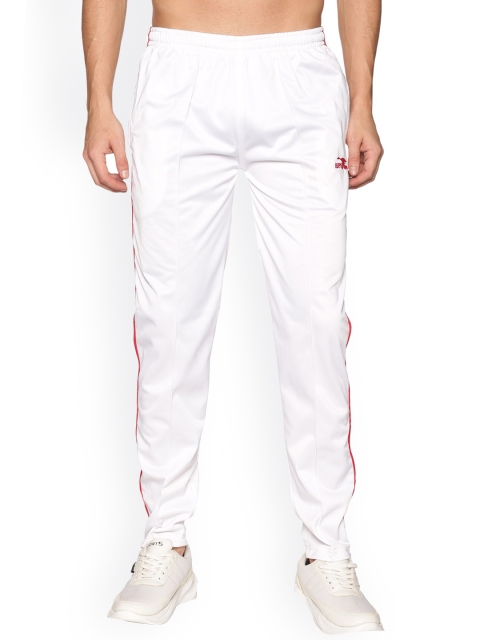 

HPS Sports Men White Solid Track Pants