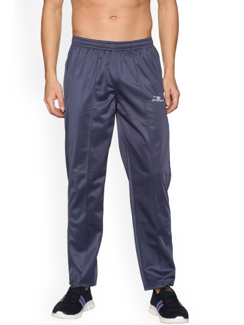 

HPS Sports Men Navy Blue Solid Track Pants