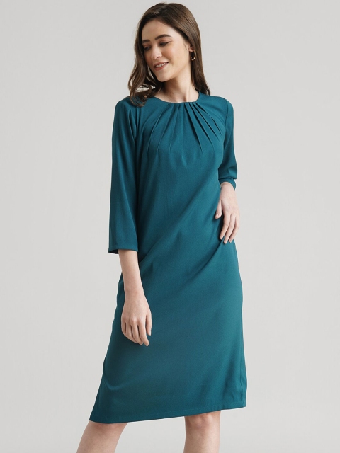 

FableStreet Teal Formal A-Line Dress