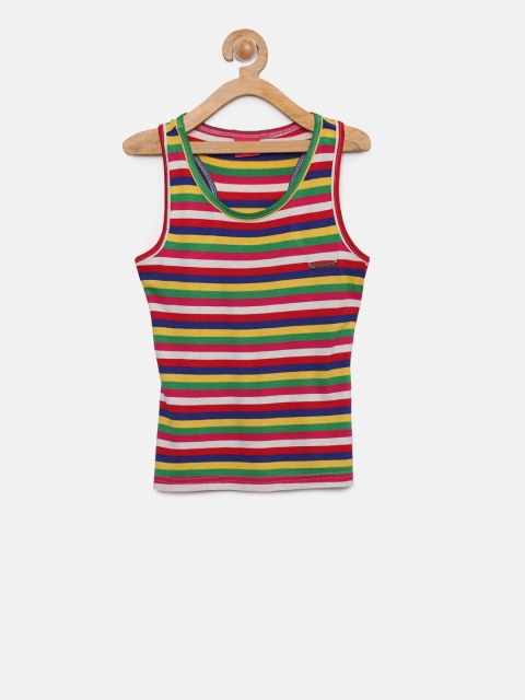 

Tiny Girl Multicoloured Striped Tank Top, Multi