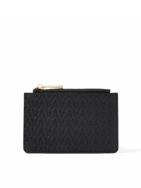 

Accessorize Women Black Textured Zip Around Wallet