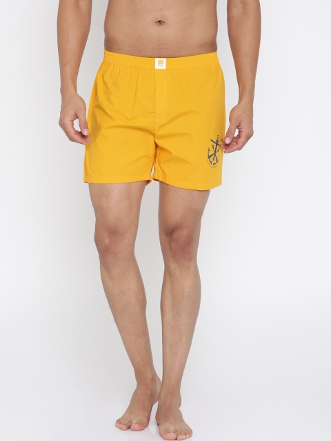 

SPYKAR Yellow Pure Cotton Boxers MBX-041-02AF