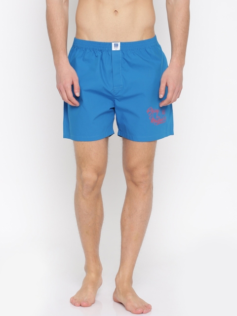 

SPYKAR Blue Pure Cotton Boxers MBX-043-02AF