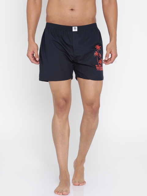 

SPYKAR Navy Blue Boxers MBX-045-02AF