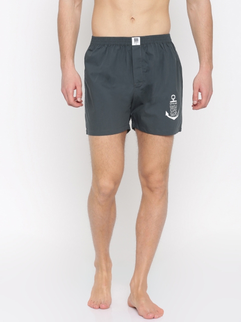 

SPYKAR Charcoal Pure Cotton Boxers MBX-047-02AF