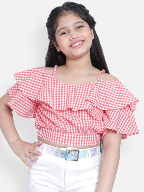 

Nauti Nati Red Checked Crop Top