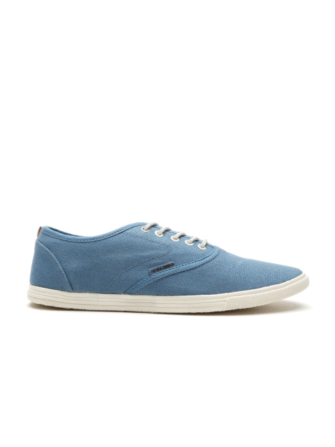 

Jack & Jones Men Blue Solid Sneakers