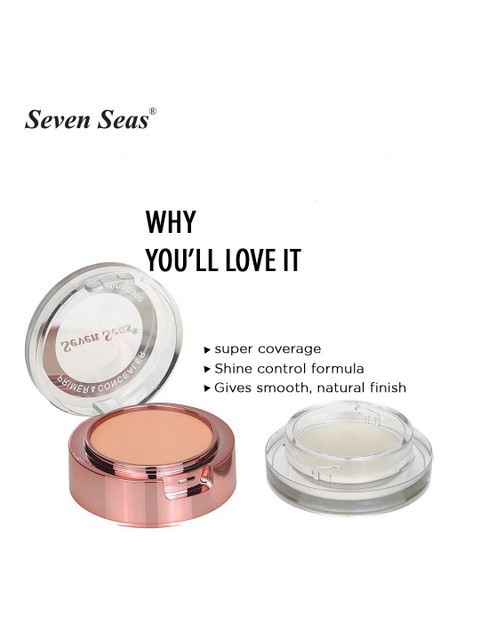 

Seven Seas Women 2 In 1 Concealer & Primer, Cream