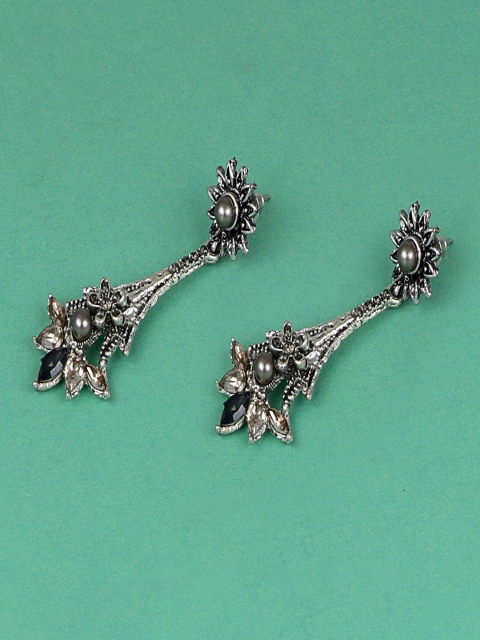 

Jewelz Silver-Toned Contemporary Studs Earrings