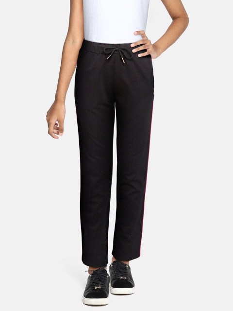 

Monte Carlo Girls Black Solid Track Pants