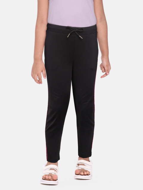 

Monte Carlo Girls Black Solid Track Pants