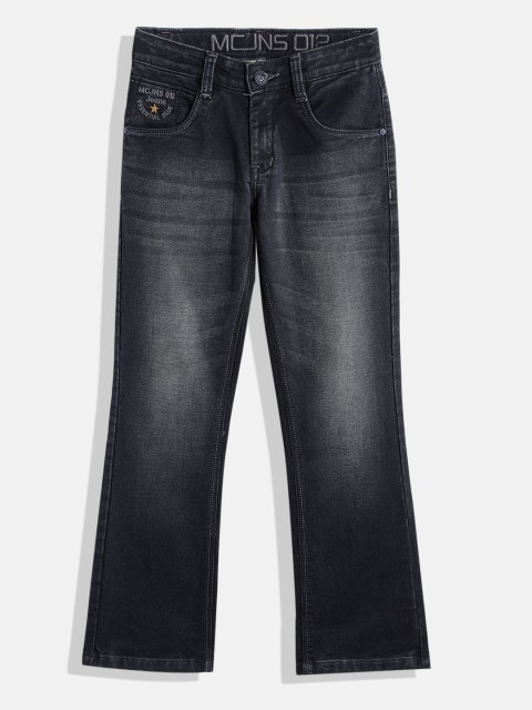 

Monte Carlo Boys Navy Blue Bootcut Light Fade Stretchable Jeans