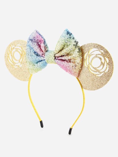 

Toniq Kids Girls Multicoloured Sequinced Mickey Bow Hairband, Multi