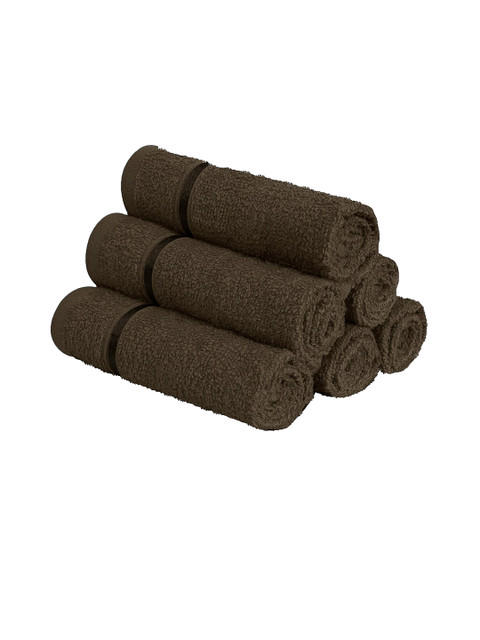 

Story@home Brown Set of 6 450GSM Face Towel