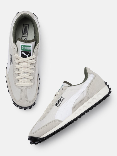 

Puma Unisex Cream-Coloured Leather Sneakers