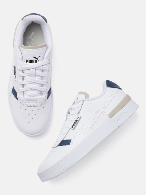 

Puma Unisex White Clasico Leather Sneakers