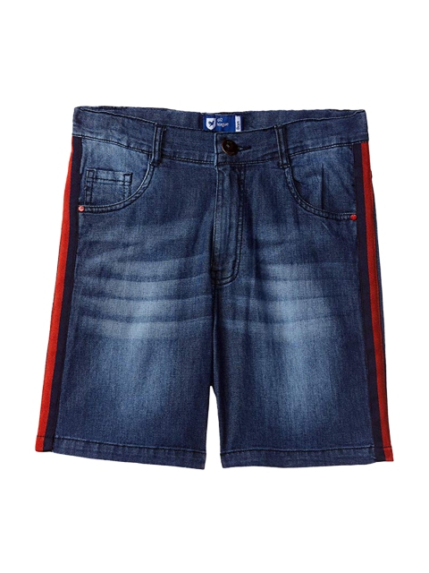 

612 league Boys Blue Washed Denim Shorts
