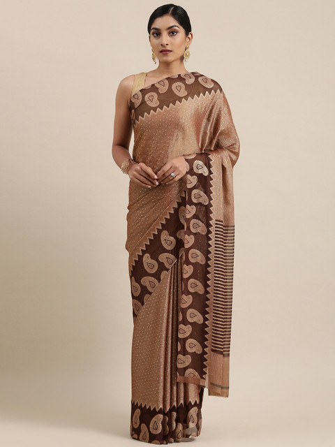 

Pothys Brown Woven Design Saree