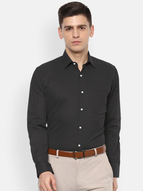 

Van Heusen Men Grey Printed Formal Shirt