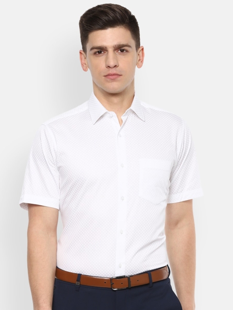 

Van Heusen Men White Pure Cotton Formal Shirt